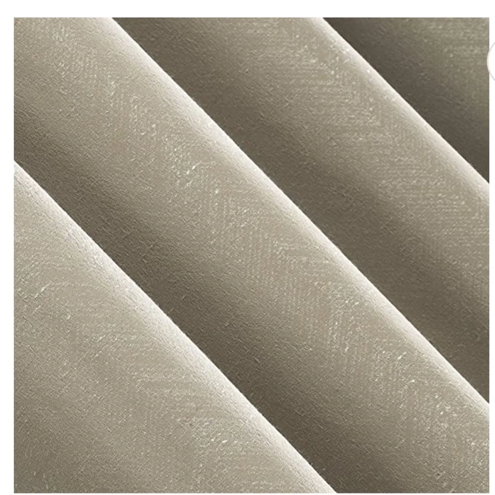 Sun Zero Pasqual Chevron Thermal 100% Blackout Grommet 2 Panels Curtain 52 X 96